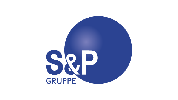 Logo S&P Gruppe blaue Kugel